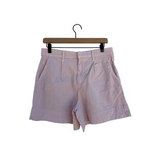 Frank & Eileen Waterford Walking‎ Shorts Pink Cotton Flax Blend 4.5" Shorts Sz 6